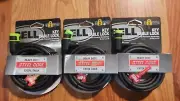 Lot of 3 Bell Key Cable Lock Level 2 Security 8mm x 6'