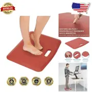 Compact Red Anti-Fatigue Mat 18"x22" - Cushioned Support for Prolonged Standing