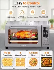 10 in 1 air Fryer Oven 20 Quart Airfryer Toaster Oven Bake Roast Countertop Conv