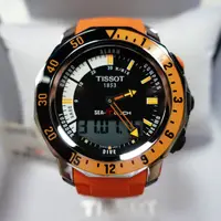 在飛比找PChome24h購物優惠-TISSOT天梭 SEA-TOUCH 米 | T026.42