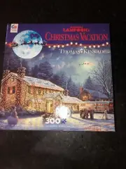 Thomas Kinkade National Lampoons Christmas Vacation Jigsaw Puzzle 300 pieces New