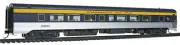 Walthers 920-9371 HO 85' Pullman Coach Passenger Pere Marquette C&O #1660