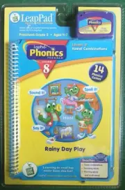 New Leap Pad Phonics Program Lesson 8 Vowel Combinations Age 4-7 Sealed 2002 NOS