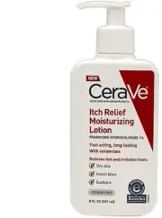 CeraVe Itch Relief Moisturizing Lotion For Dry Skin Steroid Free 8 Oz Pack of 3
