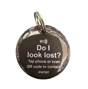 Smart NFC Mini Tag - Luggage & Travel - Keyring Tag with Smart Passive Tracking