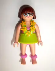 Playmobil,VELMA, ON HAWAIIAN VACATION,SCOOBY-DOO