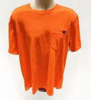 NEW Dickies Men's Short Sleeve Hi-Vis Orange Polyester Micro-Mesh T-Shirt 3XL