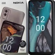 Nokia C22 4G/LTE Midnight Black 64GB + 2GB Dual-Sim Factory Unlocked Global NEW