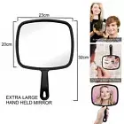 HandHeld Mirror Extra Large Hand held Salon Mirror Large Lady Women