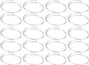 [Joyzan] Expandable Bangle Bracelet, Stainless Steel Minimalist Bracelet Adjustable Modern Cuff DIY Handmade Wristband for Women Teenagers Young Adults Fashion Individuals 20pcs