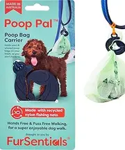 Award Winning Dog Poo Bag Holder for Dog Leash | Dog Waste Bag Holder for Leash | For Used & Unused Dog Poo Bags | Dog Walking Accessories | Also use on Backpack & Stroller, FurSentials (Ink Blue)