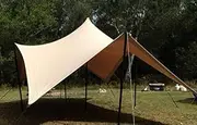 Waterproof Commercial Wedding Event Beach Camping Yard Bedouin Stretch Tent NEW (Size: 20x15x13ft.)