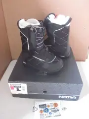 NITRO BARRAGE TLS BLACK WOMENS SNOW BOARD BOOT SIZE: 24.5 "NEW IN BOX"