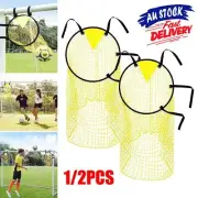 2X Football Target Net Top Bins Soccer Target Goal For Kicking Accuracy Training