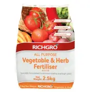 Richgro ALL PURPOSE VEGETABLE & HERB FERTILISER Australian Brand – 2.5kg Or 5kg