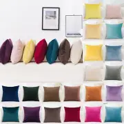 Velvet Soft Throw Pillow Case Cover Sequined Cushion Sofa Car Square Home Decor#
