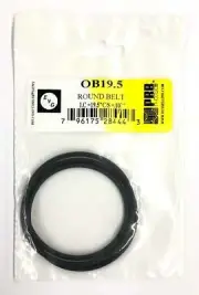 PRB OB 19.5 Round Cut Belt for VCR, Cassette, CD Drive or DVD Drive OB19.5