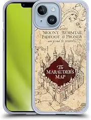 Head Case Designs Official Harry Potter The Marauder's Map Prisoner of Azkaban II Gel Phone Case Cover [Military Grade Protection] Compatible with Apple iPhone 14