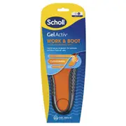 Scholl Gel Active Insole Work & Boot - Large