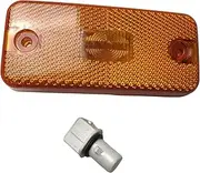 ACC Parts Side Marker Light Indicator Compatible with Fiat Ducato Peugeot Boxer, Compatibe with Citroen Jumper Iveco Daily 2006-2024 Van - 12V Amber Lens - OEM 71749250