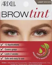Ardell Brow Tint Light Brown, Complete Brow Tinting Kit