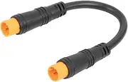 3 Pin E-Bike Electric Bicycle 3 Pin Sensor Thumb Throttle Cable Compatible with Motor Waterproof Connectors Female-Female/Male-Male Cables(Male Male)