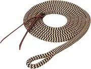 Weaver Leather Silvertip Yacht Braid Lead Black/Tan, 9/16" x 12'