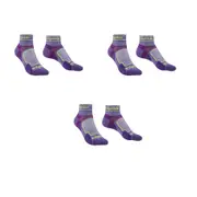 Bridgedale Women's Coolmax Sport Low Socks (Purple) - M