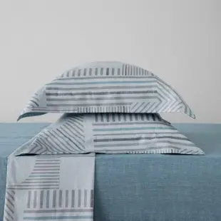 【HOLA】寇特純棉床包枕套三件組雙人
