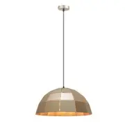 CLA Armis Iron Tiled Pendant Light Dome