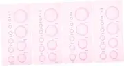 4 Pcs Half Ball Domes Mold DIY Paper Craft Quilling Tool for Creative Projects Lightweight Material for Quilling Activities and Art Crafts