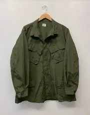 NOS Jungle Fatigue Shirt / Rip-Stop, Size XL/ Regular, US Army. S-84