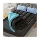ABENE 3 Inch Dual Layer Memory Foam Mattress Topper King, 2 Inch Memory Foam ...