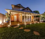 Blue lighting suits Pool Mood light for deck and stone 60mm Stainless LED lights