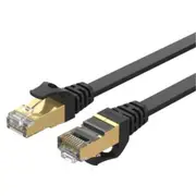 Unitek C1897BK-20M Cat7 RJ45 Patch Cable - 20m - Black Flat - SSTP - 32AWG - Up to 10GBaseT - 500MHz - Gold-Plated RJ45 Connectors [C1897BK-20M]
