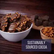 Edward Marc Sweet Caramel & Pretzels Cluster - Crunchy Pretzel Snack With Da...