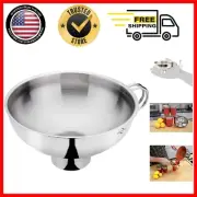 Effortless Kitchen Transfers with Stainless Steel Jam Funnel - 5-Inch Diameter