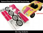 Toy Restore Replacement Sticker Fits 72 Mattel BARBIE Breezy Dune Buggy Camping