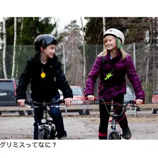 ❤Lika小舖❤4全新日本購入瑞典製造MOOMIN Glimmis 慕敏家族嚕嚕米媽媽夜間亮光吊飾兒童安全腳踏車反光
