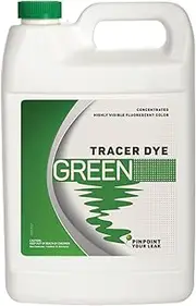 Green Tracing Dye - Highly Visible Concentrated Fluorescent Leak Detection Dye - 1 Gallon