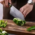7" Cleaver Knife Japanese 67 Layers VG10 Core Damascus Steel Chef HRC 60 Kitchen
