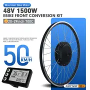 48V 1500W 20-29 Inch 700C Ebike E-Scooter Brushless Front Hub Motor Wheel Kit