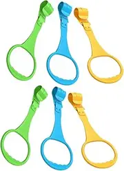 CATIEBYE Grab Ring for Baby 6 Pack Toddler Walking Safety Rings Easy Install Baby Bed Pull up Rings Balance Assistance