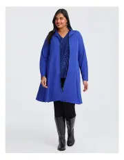 [Taking Shape] Zip Front Holly Cardigan Ultramarine