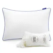 viewstar Memory Foam Pillow Queen Size 1 Pack, Adjustable Firm Shredded Bed P...