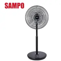 在飛比找momo購物網優惠-【SAMPO 聲寶】16吋7+7片扇葉DC直流馬達微電腦遙控