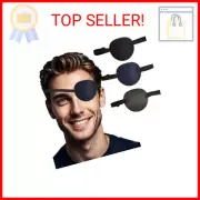 3PCS Eye Patch Medical Adjustable Eye Patches for Adults Treat Lazy Eye Left Rig