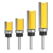 4Pcs Pattern Flush Trim Router Bit Set 1/4 inch Shank Template Router Bits 1/...