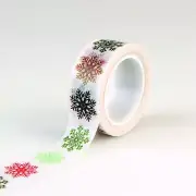 ECHO PARK "DECK THE HALLS" DECORATIVE TAPE -SNOWFLAKES WINTER SCRAPJACK'S PLACE