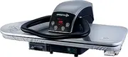Steam Ironing Press 91HD Silver Heavy Duty Professional 91cm by Speedypress (+ Free Iron Attachment, Anti-Scale Water Filter, Replacement Cover & Foam Underfelt)